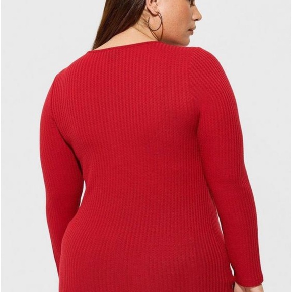 Torrid Waffle Snap Henley Long Sleeve Tee-Jester
Red 5X - Picture 4 of 12